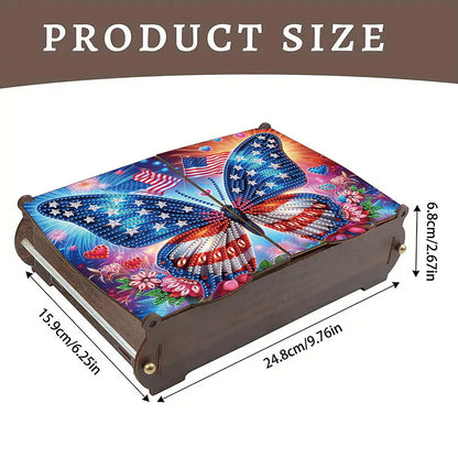 DIY Diamond Painting Handmade Storage Box Rhinestones Decorative Storage Case