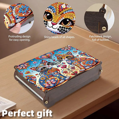 DIY Diamond Painting Handmade Storage Box Rhinestones Decorative Storage Case