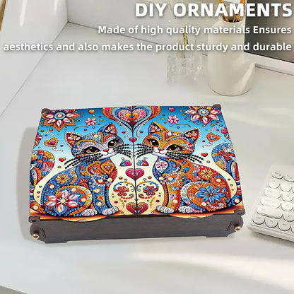 DIY Diamond Painting Handmade Storage Box Rhinestones Decorative Storage Case