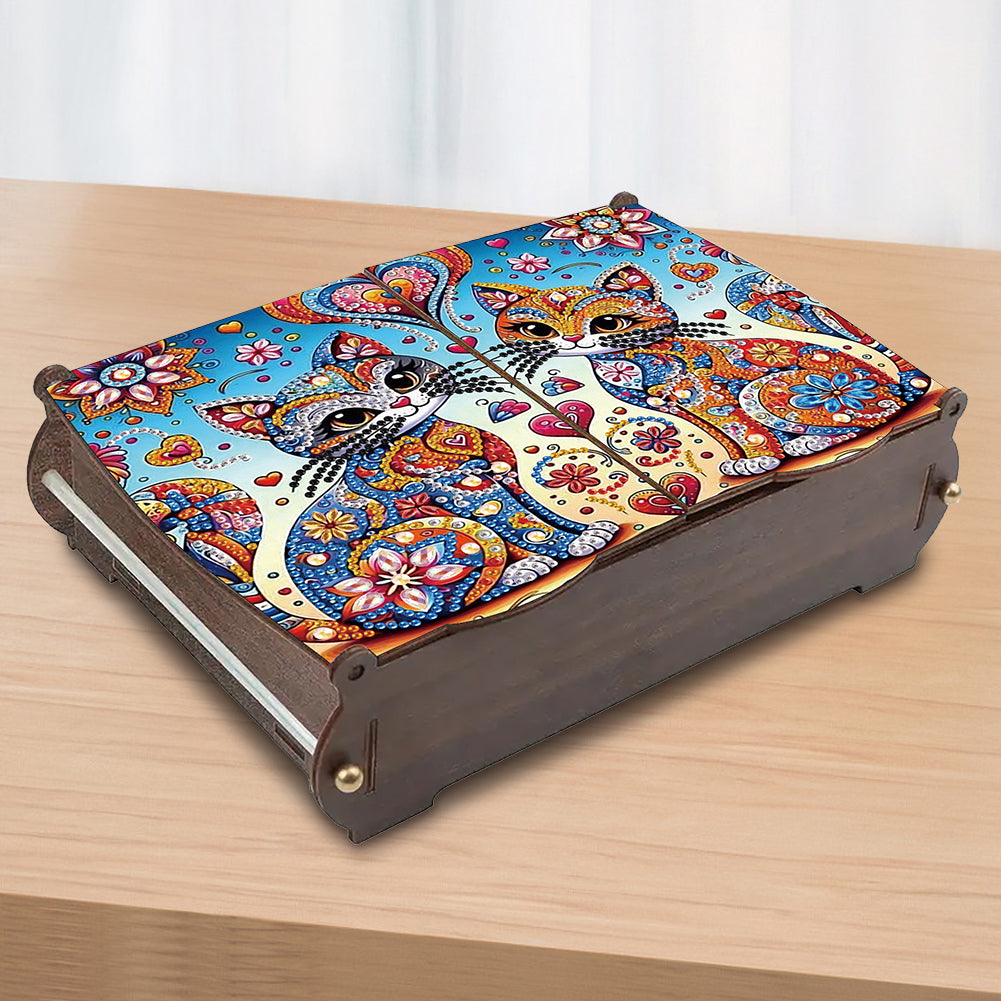 DIY Diamond Painting Handmade Storage Box Rhinestones Decorative Storage Case