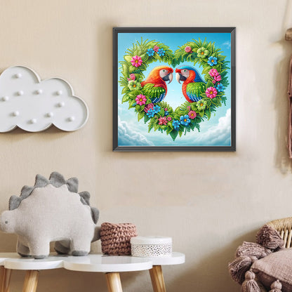 Parrot - Special Shaped Drill Diamond Painting 30*30CM