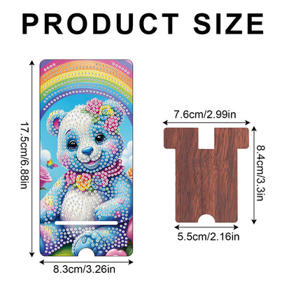 2-Pack Acrylic Diamond Art Phone Stand And Mirror Diamond Art Kits Phone Holder