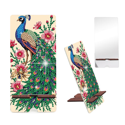 2-Pack Acrylic Diamond Art Phone Stand And Mirror Diamond Art Kits Phone Holder