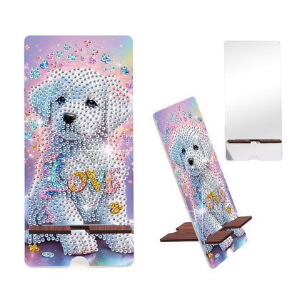 2-Pack Acrylic Diamond Art Phone Stand And Mirror Diamond Art Kits Phone Holder