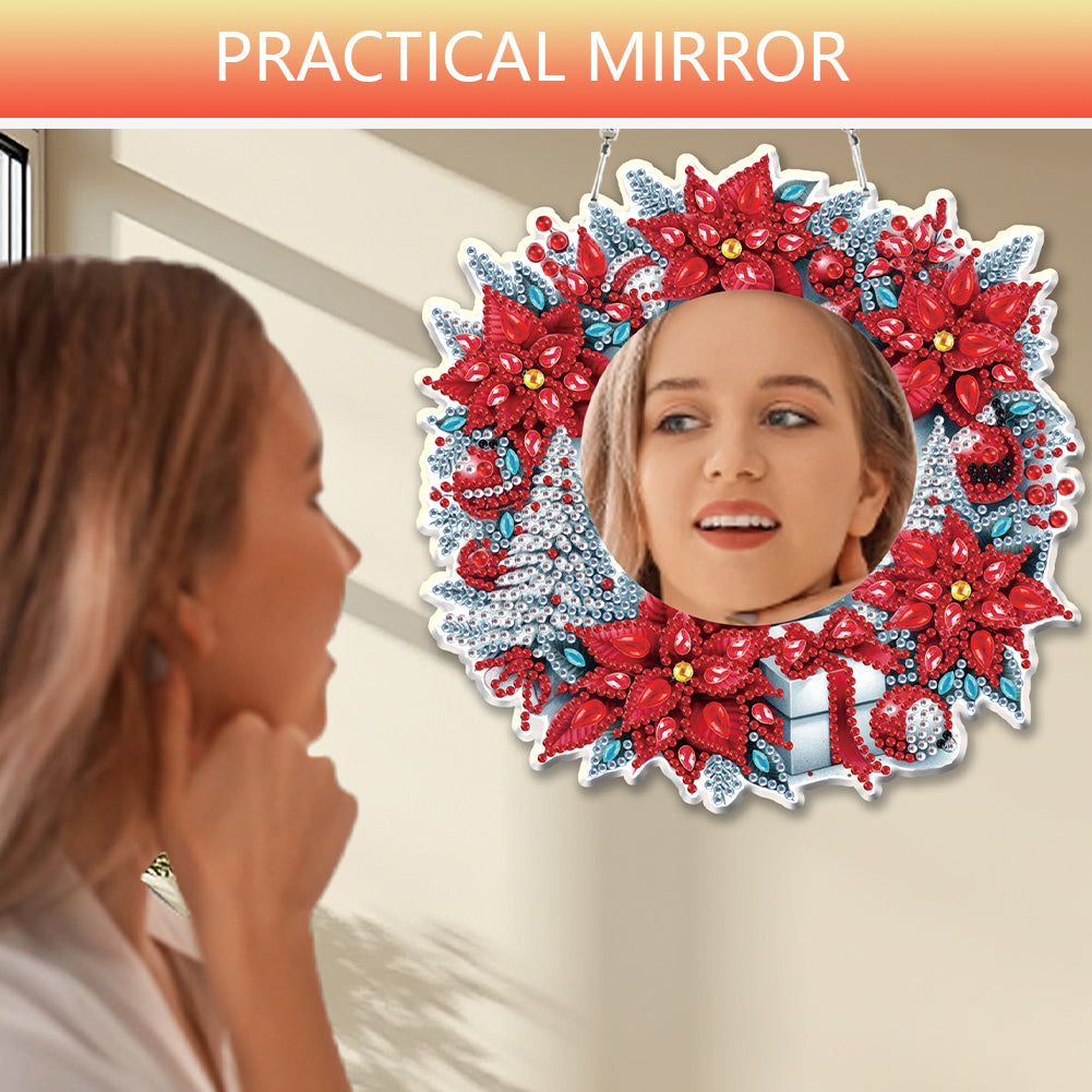 DIY Diamond Painting Mirror Kit Special Shape Mirror DIY Diamond Painting Kit