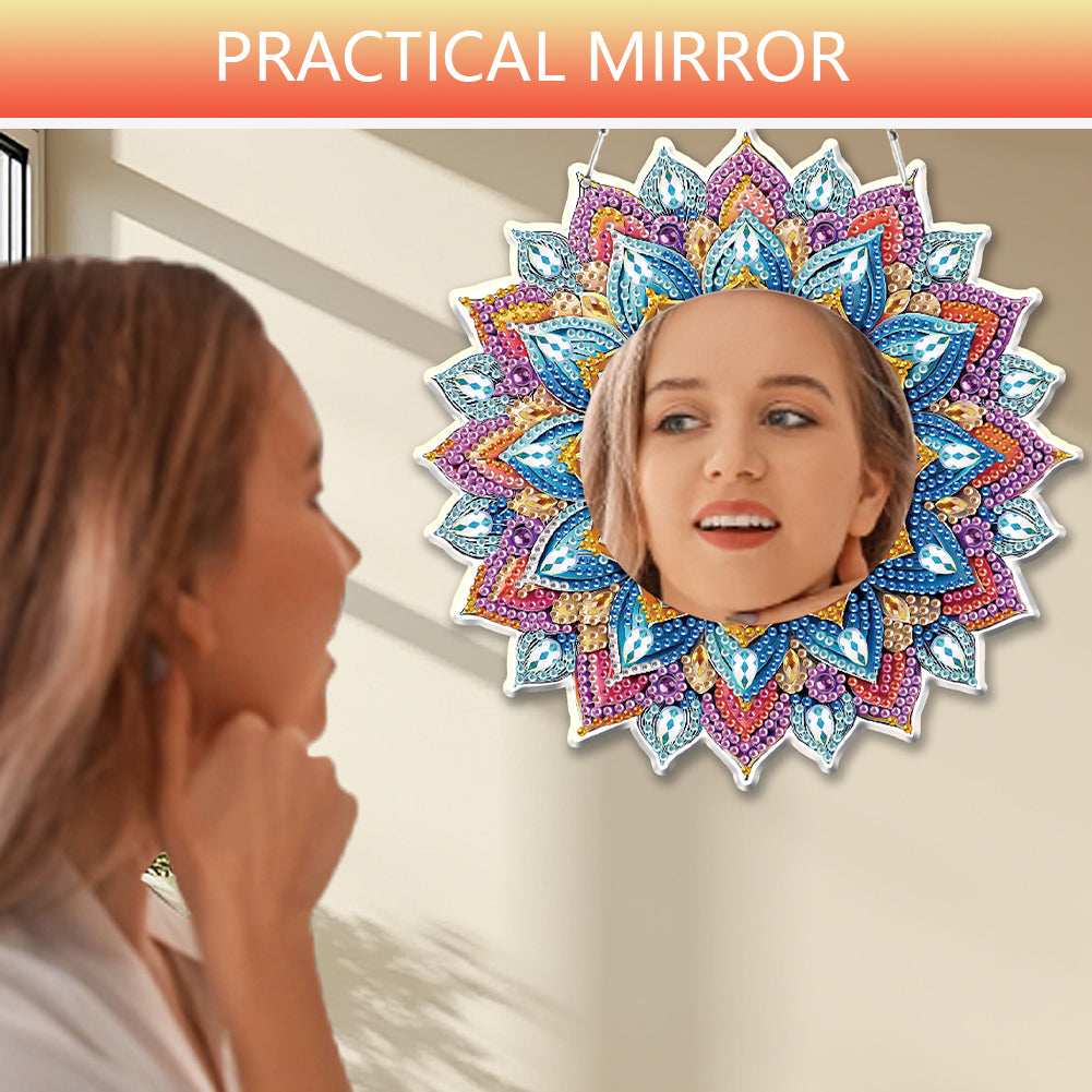 DIY Diamond Painting Mirror Kit Special Shape Mirror DIY Diamond Painting Kit