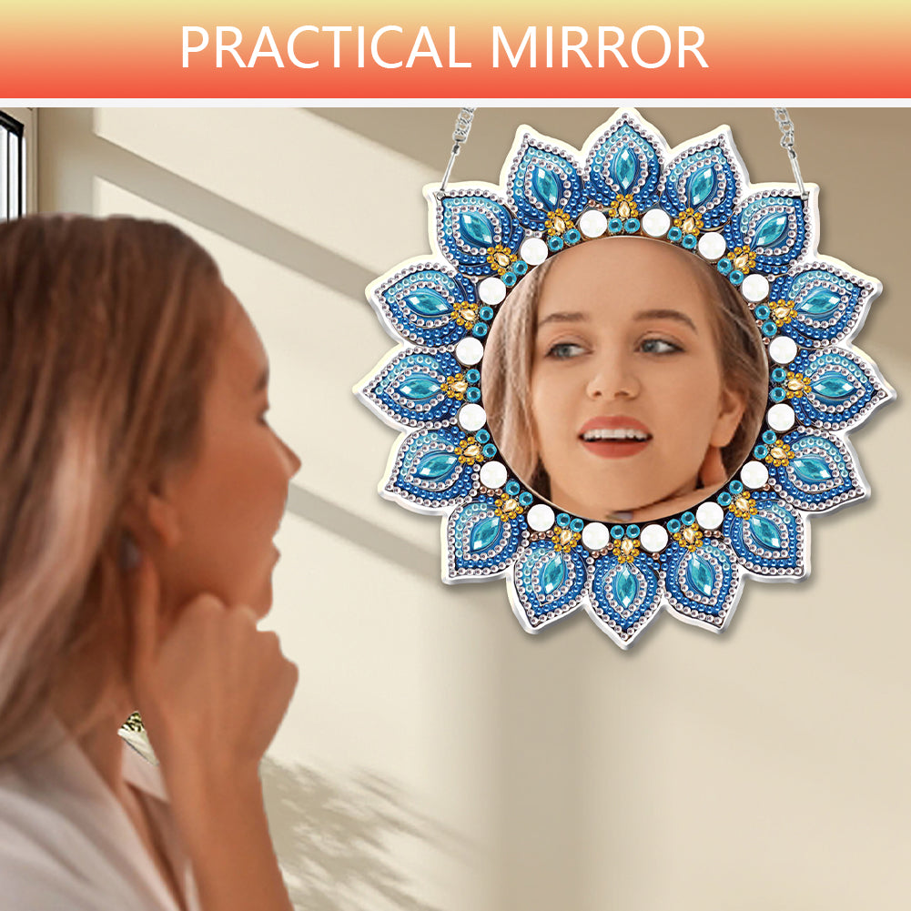 DIY Diamond Painting Mirror Kit Special Shape Mirror DIY Diamond Painting Kit
