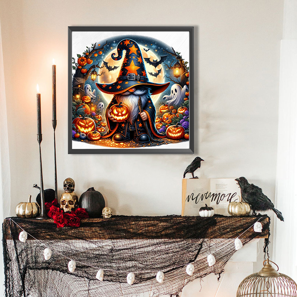 Halloween Gnome - Full AB Round Drill Diamond Painting 40*40CM