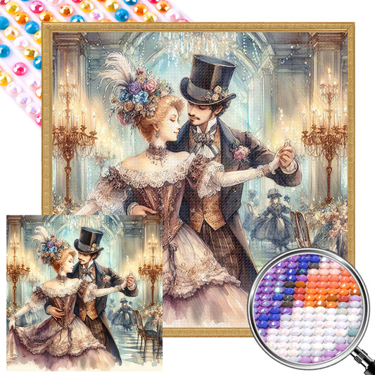 European Noble Ball - Full AB Round Drill Diamond Painting 40*40CM
