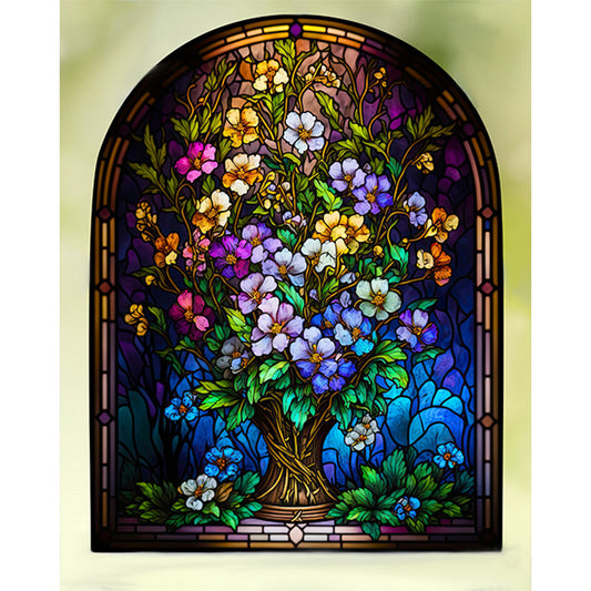 Glass Window Decoration - Full AB Round Drill Diamond Painting 40*50CM