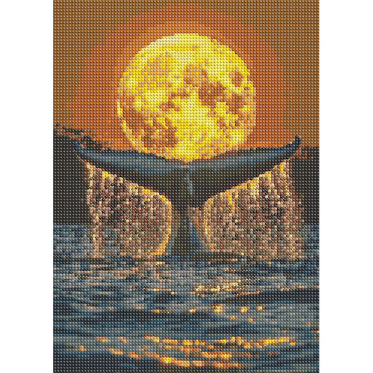 Whale Tail - Full Round Drill Diamond Painting 30*40CM