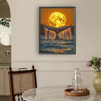 Whale Tail - Full Round Drill Diamond Painting 30*40CM