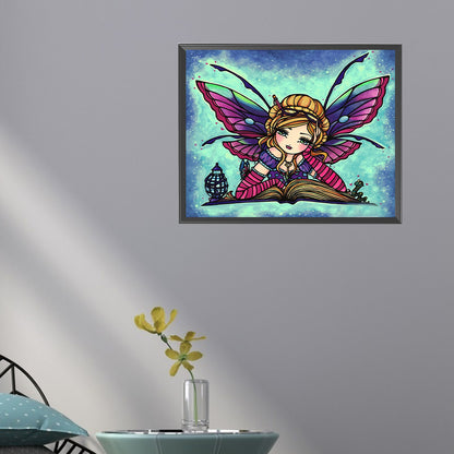 Abstract Girl - Full Round Drill Diamond Painting 50*40CM