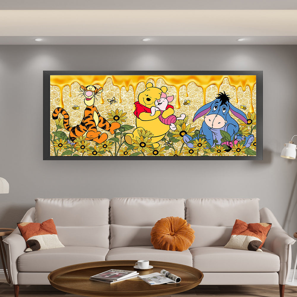 Winnie The Pooh Tigger - 11CT Stamped Cross Stitch 80*35CM