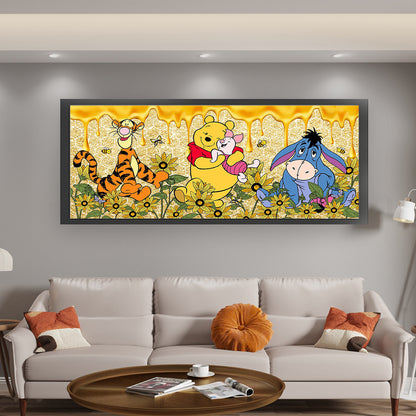 Winnie The Pooh Tigger - 11CT Stamped Cross Stitch 80*35CM