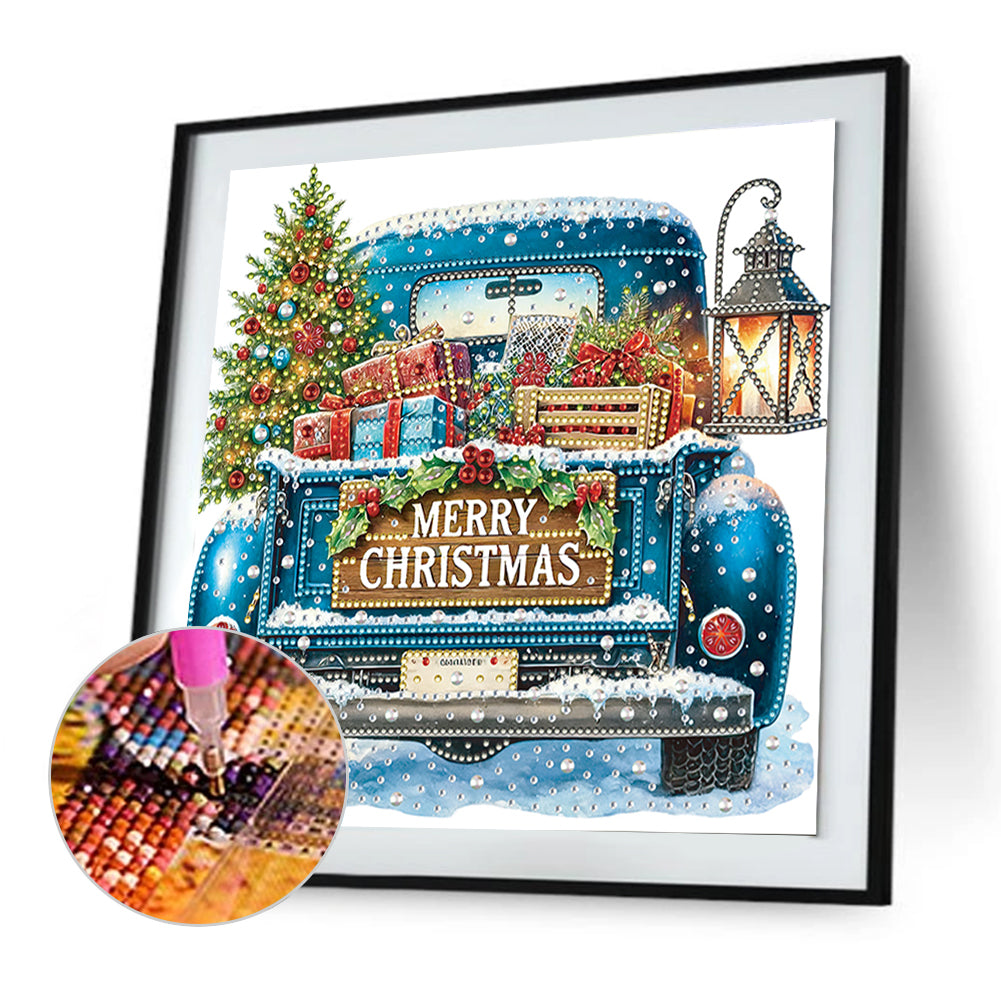Christmas Car Gift - Special Shaped Drill Diamond Painting 30*30CM