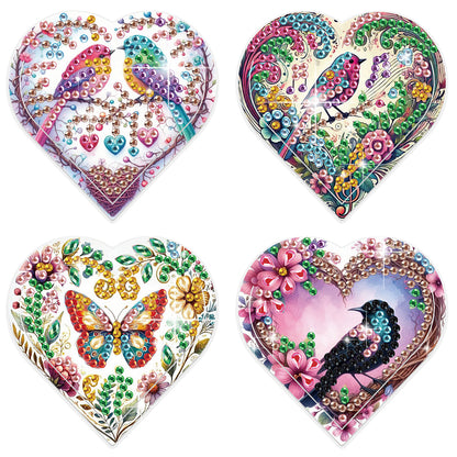 8 pcs Diamond Painting Bookmarks Diamond Art Book Corner Kit for Book Lovers