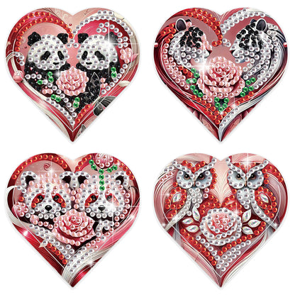 8 pcs Diamond Painting Bookmarks Diamond Art Book Corner Kit for Book Lovers