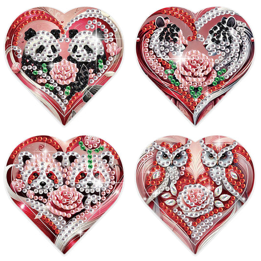 8 pcs Diamond Painting Bookmarks Diamond Art Book Corner Kit for Book Lovers