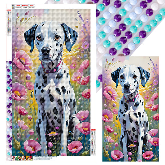 Dalmatian - Full Round Drill Diamond Painting 40*70CM