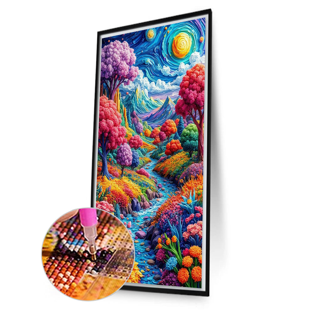 Scenery - Full Round Drill Diamond Painting 40*70CM