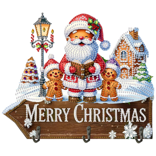 Welcome Home Xmas Wood DIY Diamond Art Hanging Hooks Diamond Painting Art Hooks