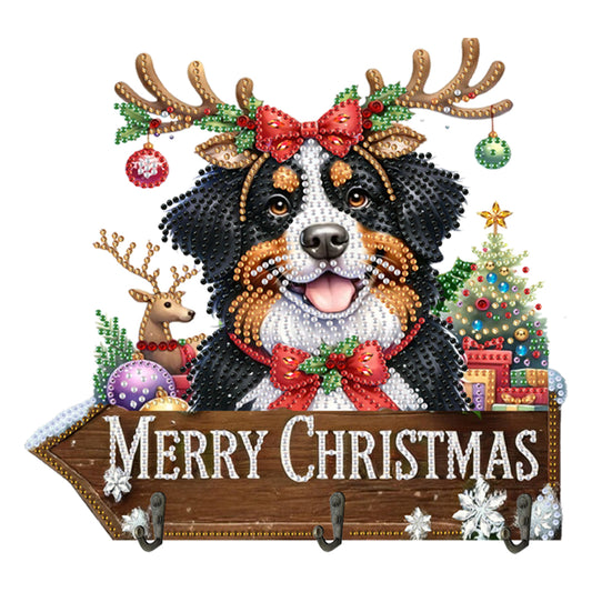 Welcome Home Xmas Wood DIY Diamond Art Hanging Hooks Diamond Painting Art Hooks