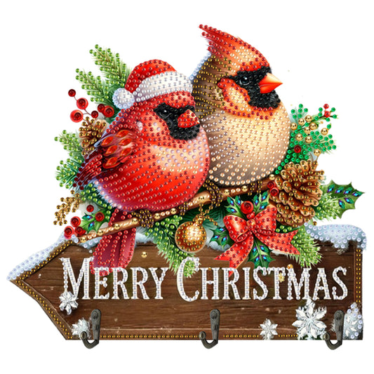 Welcome Home Xmas Wood DIY Diamond Art Hanging Hooks Diamond Painting Art Hooks