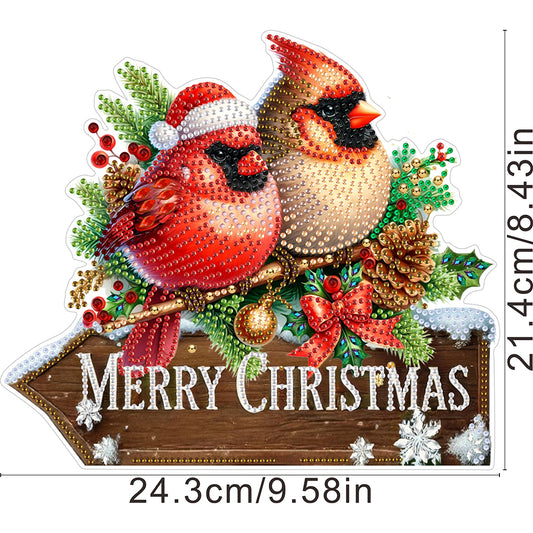 Welcome Home Xmas Wood DIY Diamond Art Hanging Hooks Diamond Painting Art Hooks