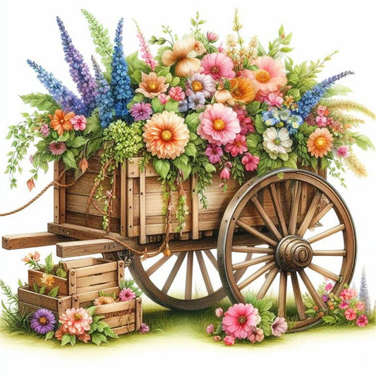 Float - 18CT Stamped Cross Stitch 25*25CM