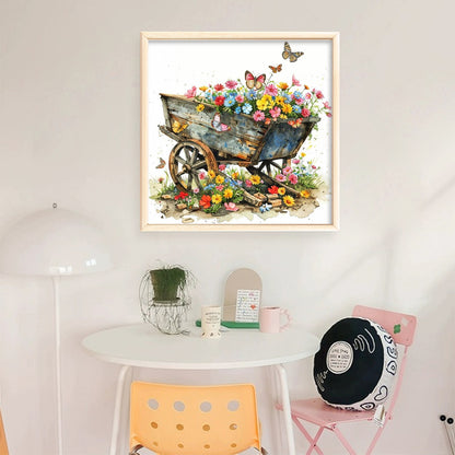 Float - 18CT Stamped Cross Stitch 25*25CM
