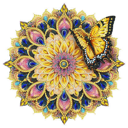Butterfly Mandala 2D Flat DIY Diamond Art Pendant Wall Decor for Home & Windows