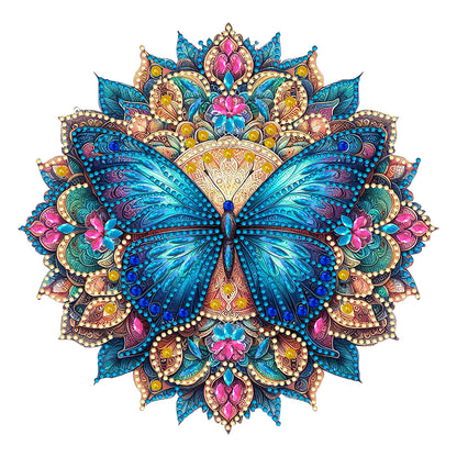 Butterfly Mandala 2D Flat DIY Diamond Art Pendant Wall Decor for Home & Windows