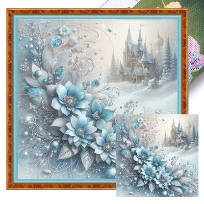 Winter Scenery - 11CT Stamped Cross Stitch 40*40CM