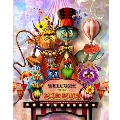 Crazy Chicken - Full Round Drill Diamond Painting 40*50CM