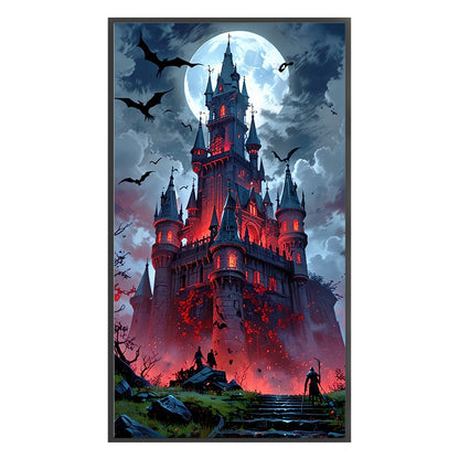 Bat Castle - 11CT Stamped Cross Stitch 40*70CM