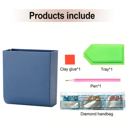 Water Turtle DIY Diamond Painting Kit Wall-Mounted Phone Charging Station Decor