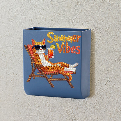 DIY Diamond Painting Kit Wall-Mounted Phone Charging Station for Home Decor