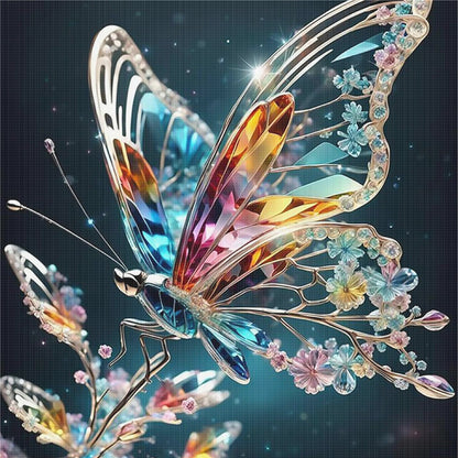 Butterfly - 11CT Stamped Cross Stitch 40*40CM
