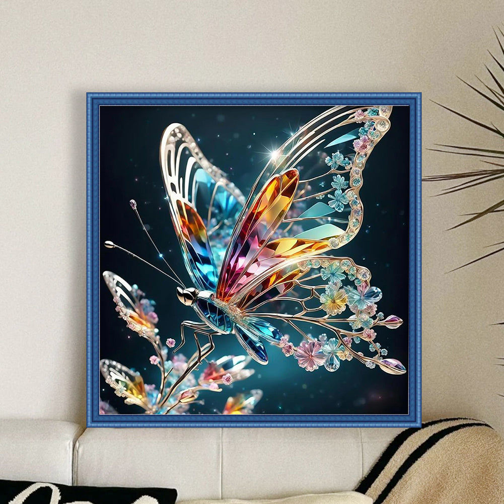 Butterfly - 11CT Stamped Cross Stitch 40*40CM