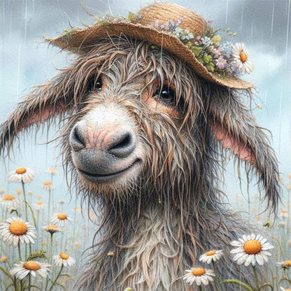 Donkey - 11CT Stamped Cross Stitch 40*40CM