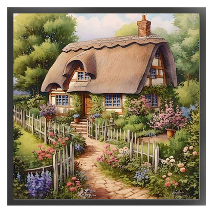 Forest Cabin - 11CT Stamped Cross Stitch 40*40CM
