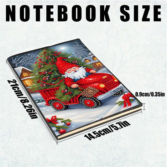 2pcs 50-Page A5 Size Diamond Painting Notebook for Adults Holiday Birthday Gift