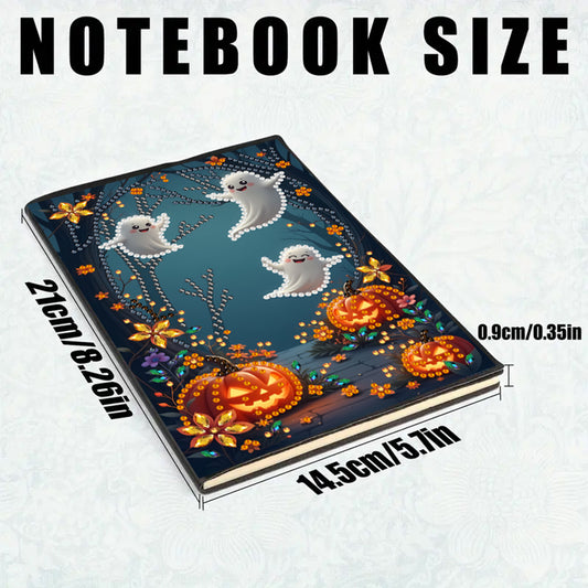 2pcs 50-Page A5 Size Diamond Painting Notebook for Adults Holiday Birthday Gift