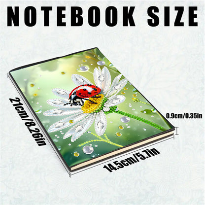 2pcs 50-Page A5 Size Diamond Painting Notebook for Adults Holiday Birthday Gift