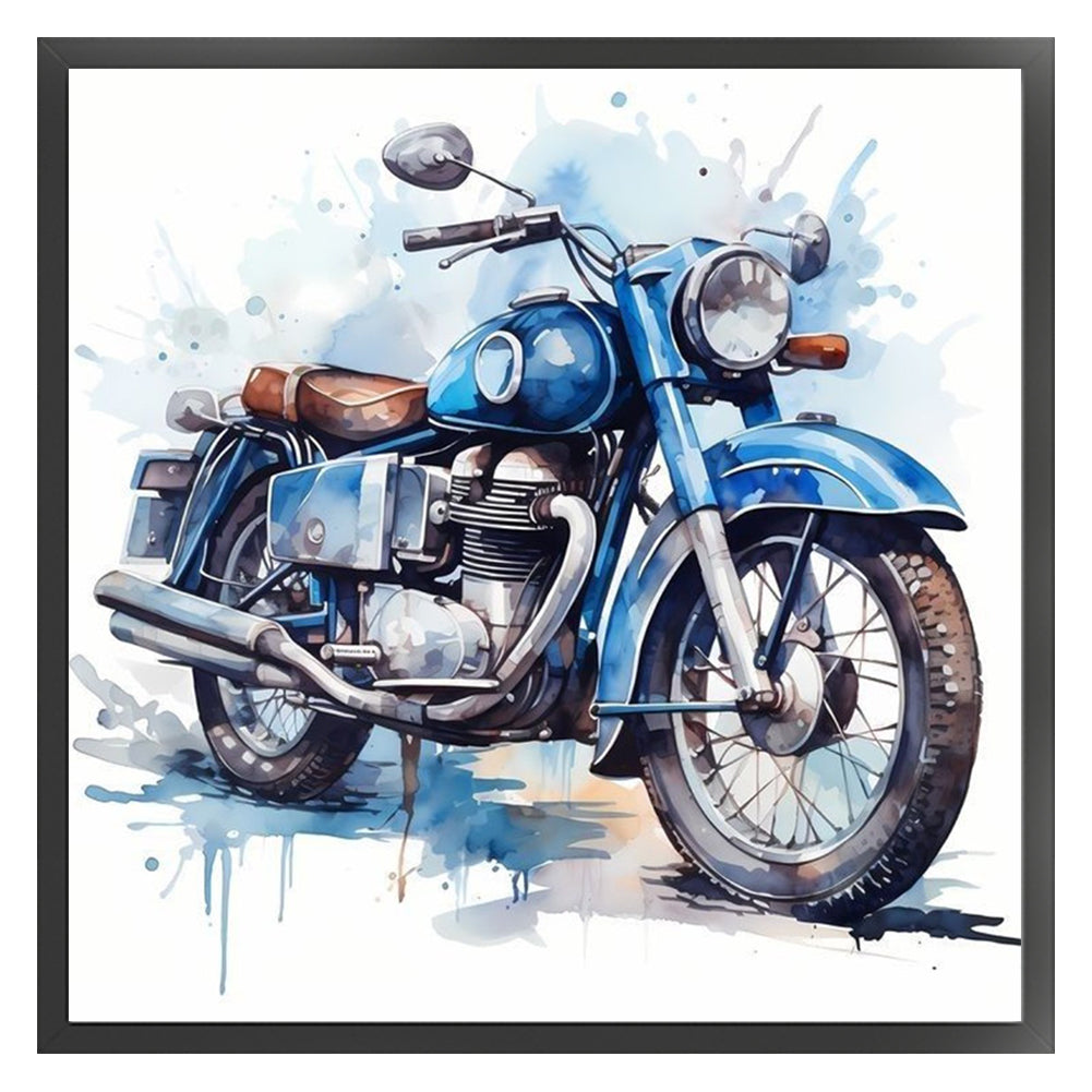 Motorcycle - 11CT Stamped Cross Stitch 40*40CM