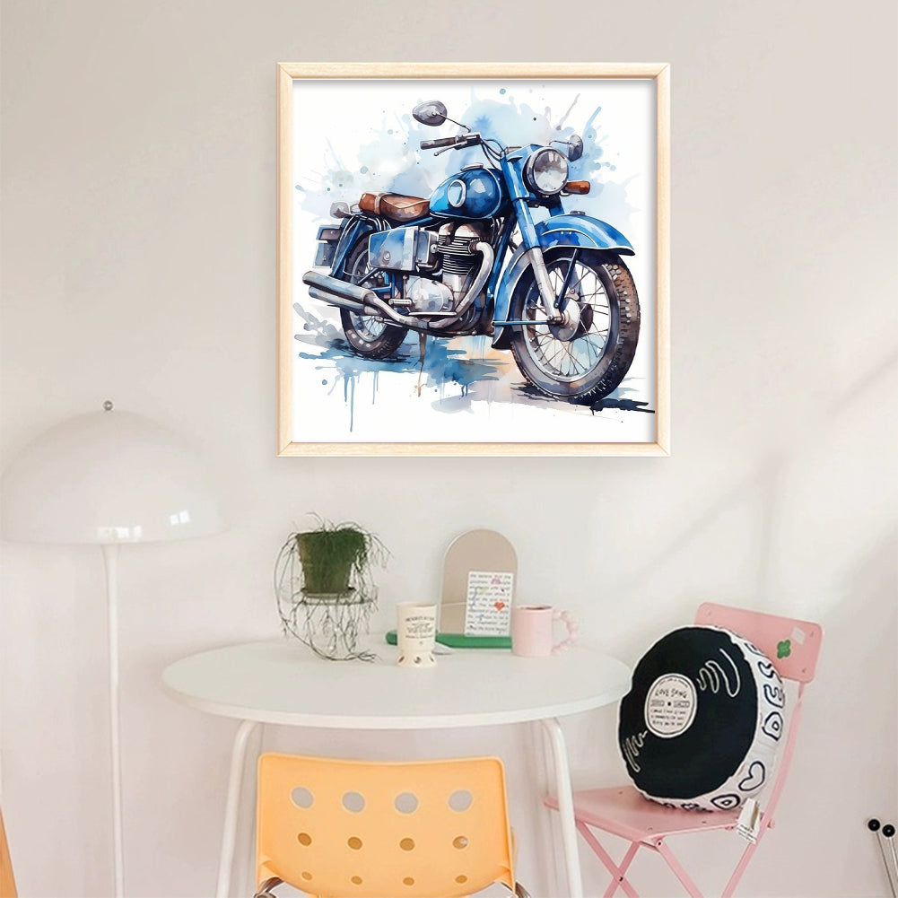 Motorcycle - 11CT Stamped Cross Stitch 40*40CM