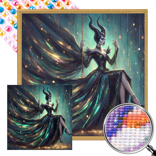 Maleficent - Full AB Round Drill Diamond Painting 40*40CM