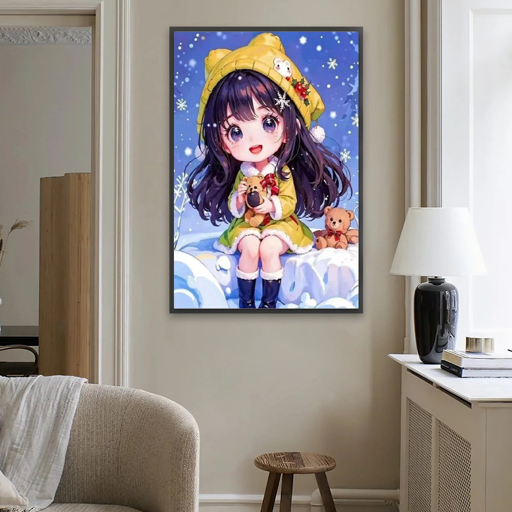 Girl - Full Square Drill Diamond Painting 40*60CM
