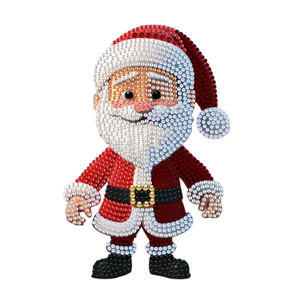 Xmas Acrylic Shaking Head Desktop Diamond Art Kits for Home Office Desktop Decor